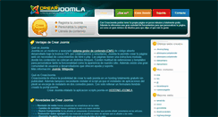 Desktop Screenshot of crearjoomla.com