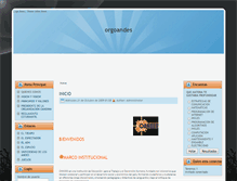Tablet Screenshot of orgoandes.crearjoomla.com
